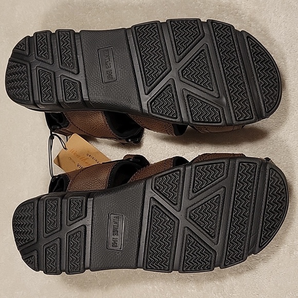 Weatherproof Vintage "Cory" Mens Brown Sandals, NWT - Picture 6 of 9